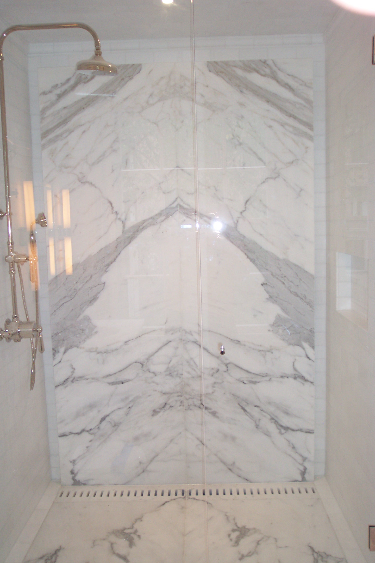 Marble shower